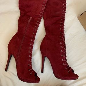Charlotte Russe High Thigh Boots